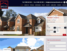 Tablet Screenshot of premierpropertiesweb.com